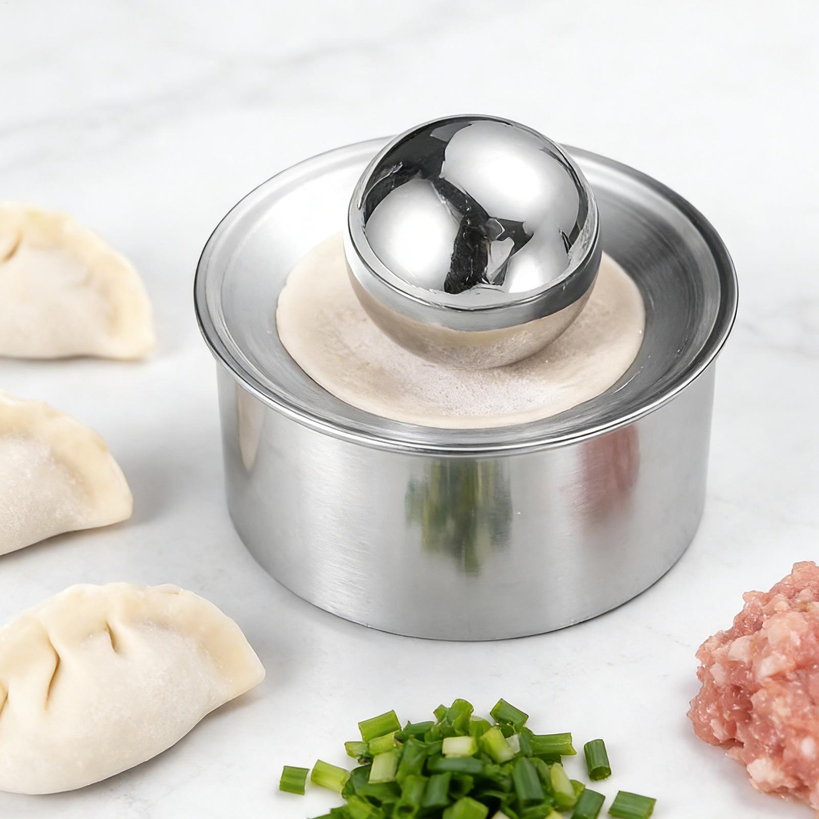 Kitchen Baking Sheets - Manual Dumpling Wrapper Press Machine Dough