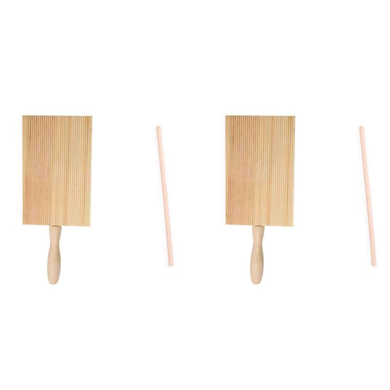 Kitchen Baking Rack - BHBD-2X Italian Gnocchi Board Wood Kitchen
