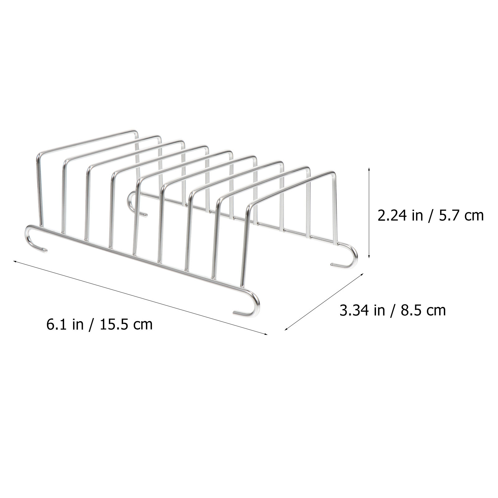 2Pcs Stainless Steel Air Fryer - Kitchen Baking Rack recension och pris