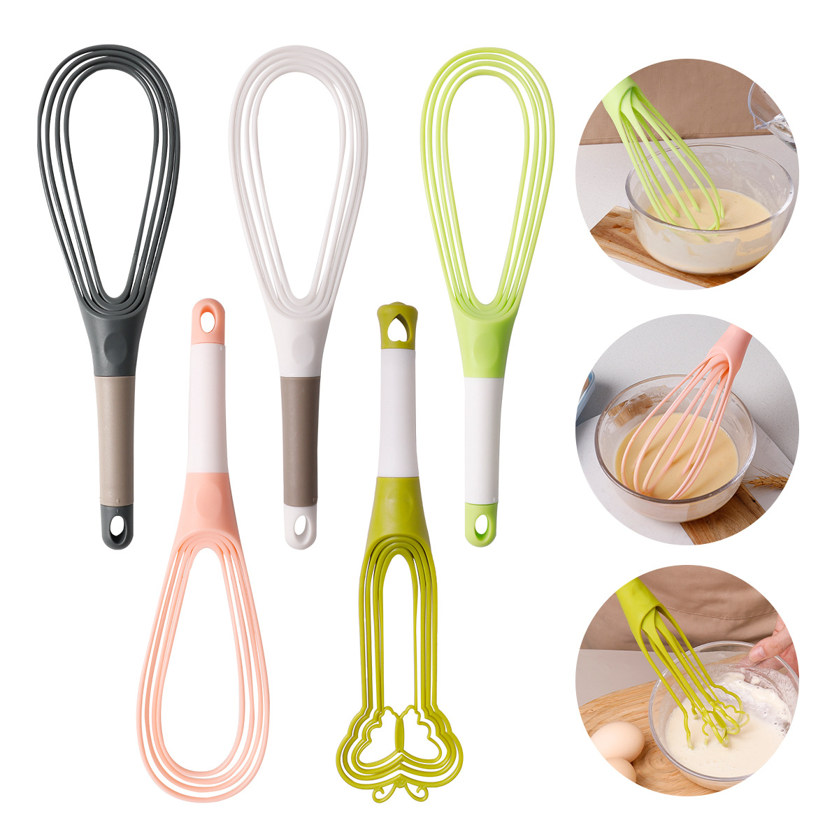 1pcs Egg Beater Rotated Egg Mi - Kitchen Baking Blender recension och pris