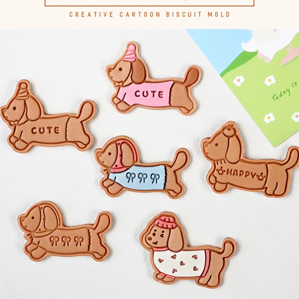 Cookie Mold Stamp Cartoon Saus - Baking Kitchen Diy recension och pris
