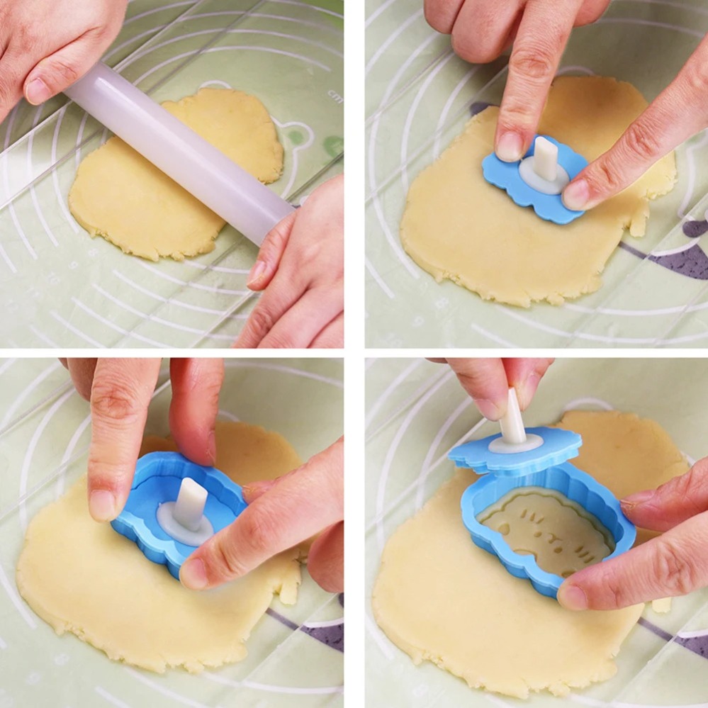 Cookie Mold Stamp Cartoon Saus - Baking Kitchen Diy recension och pris