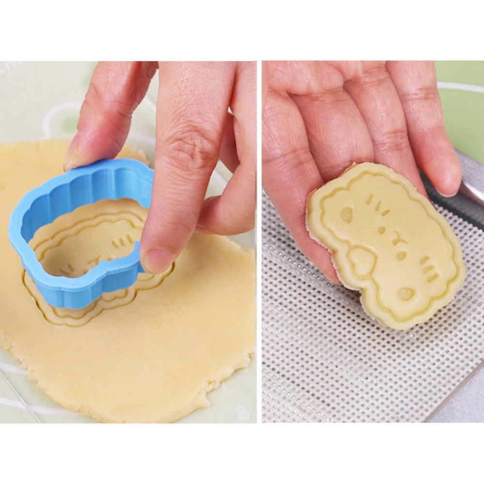 Cookie Mold Stamp Cartoon Saus - Baking Kitchen Diy recension och pris