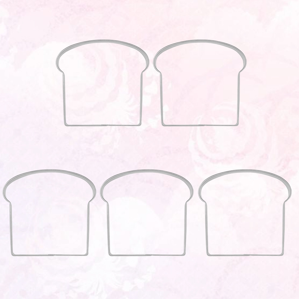 5Pcs Toast Shape Biscuit Mould - Baking Kitchen Diy recension och pris