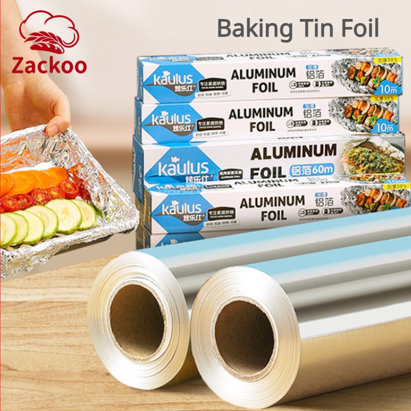Zackoo 10/20/40M Aluminium Foi - Kitchen Baking Sheets recension och pris