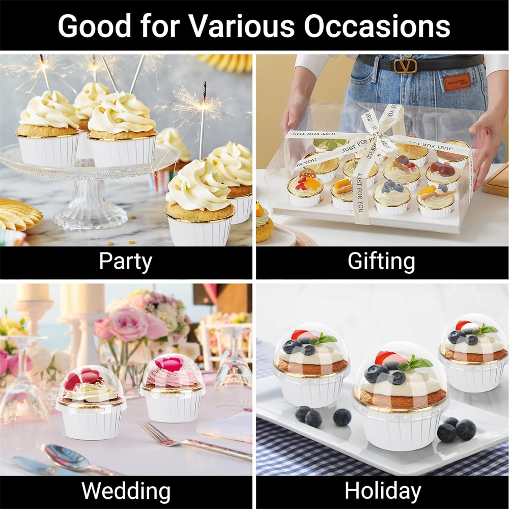 50 pcs Muffins Cup Paper Cupca - Baking Kitchen Diy recension och pris