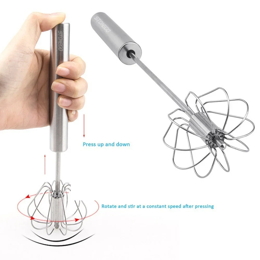 Manual Pressure Rotary Blender - Kitchen Baking Blender recension och pris