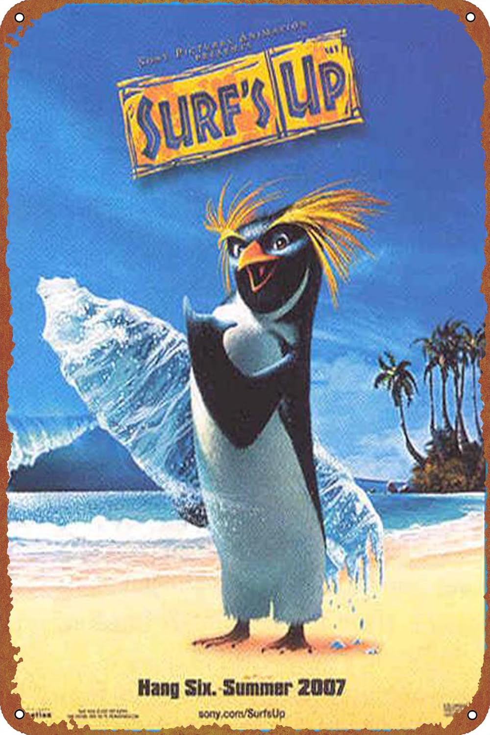 1p,Surfs Up Movie Poster Metal - Kitchen Up recension och pris