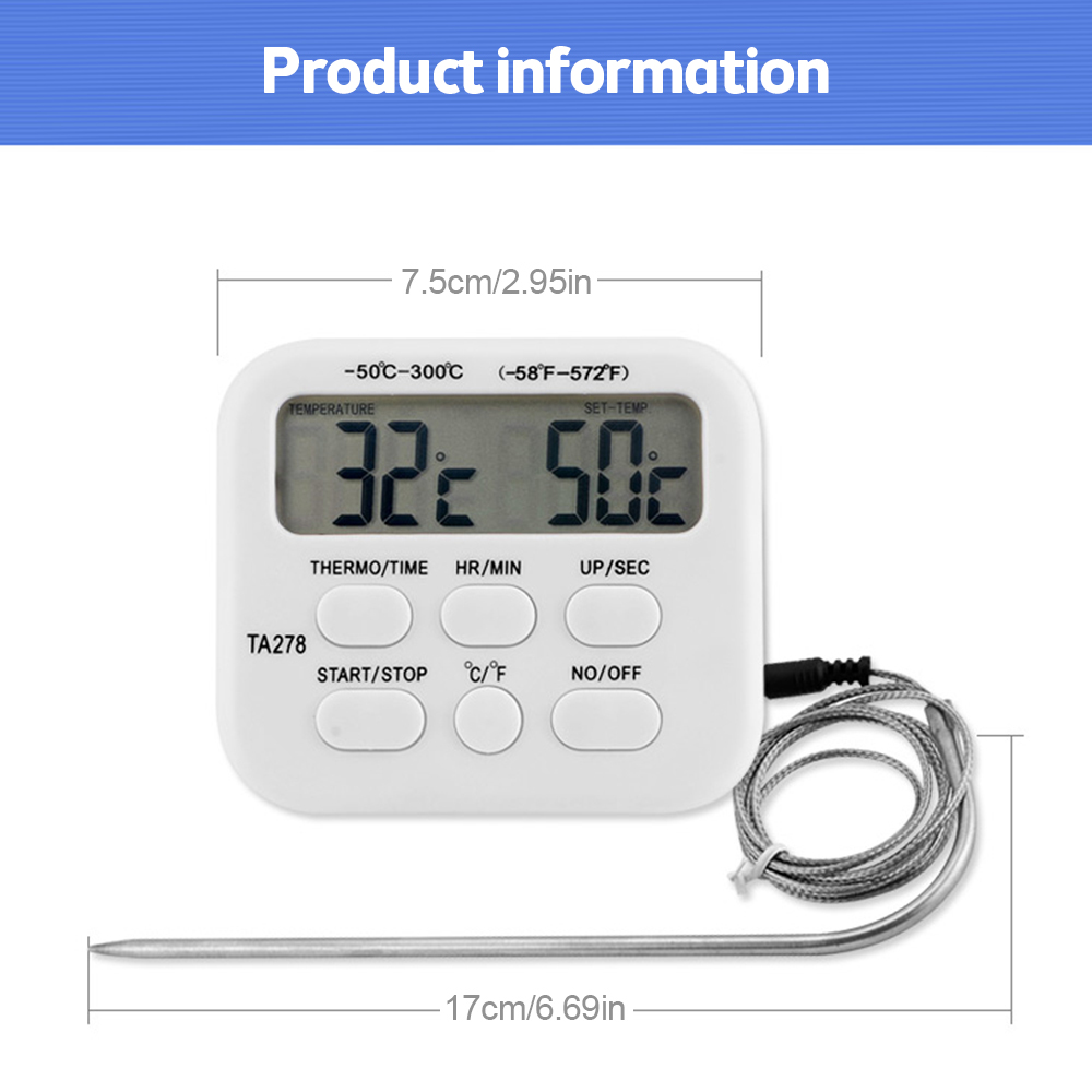 TA278 Digital Kitchen Thermome - Kitchen With Baking Station recension och pris