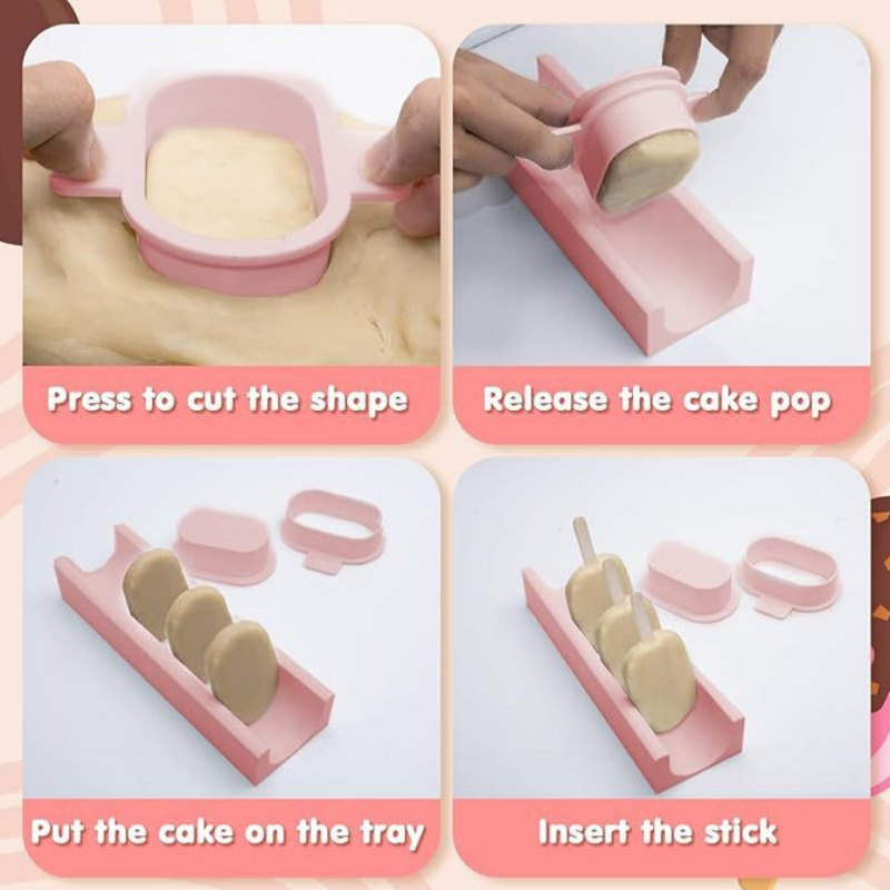 Cake Pop Mold Set with Tray No - Baking Kitchen Diy recension och pris