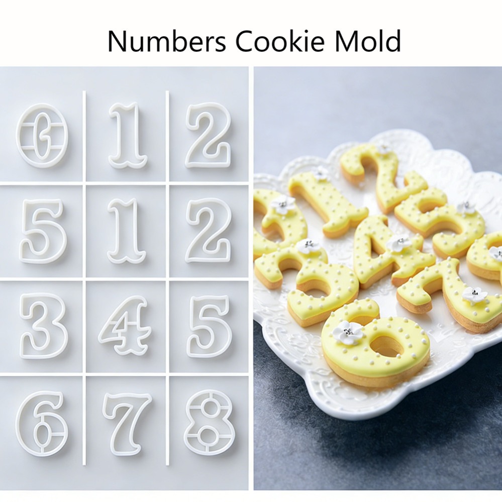 Numbers Cookie Cutters Biscuit - Baking Kitchen Diy recension och pris