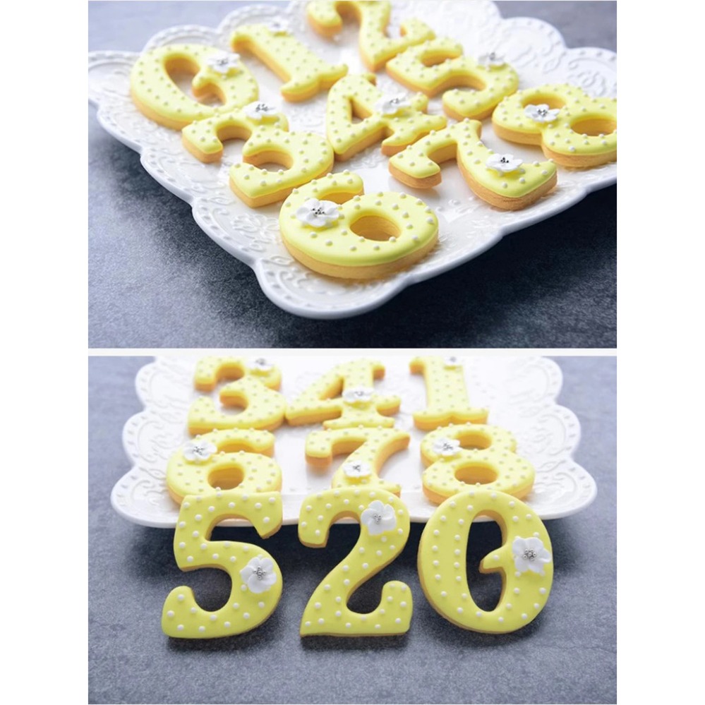Numbers Cookie Cutters Biscuit - Baking Kitchen Diy recension och pris