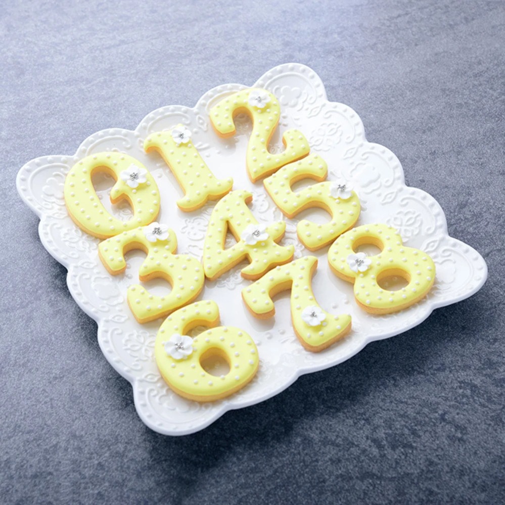 Numbers Cookie Cutters Biscuit - Baking Kitchen Diy recension och pris