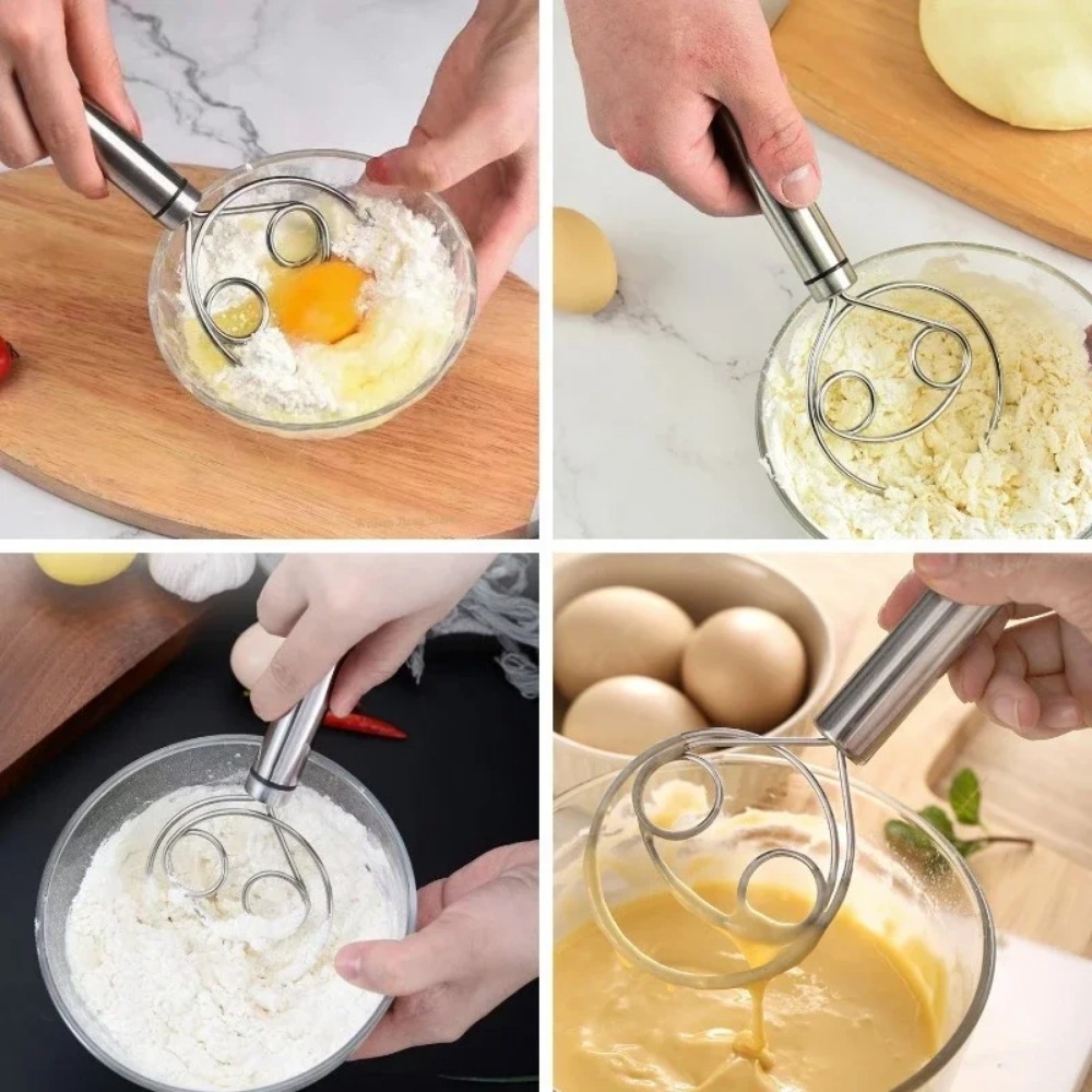 1/10PCS Dual Loop Dough Mixing - Kitchen Baking Blender recension och pris
