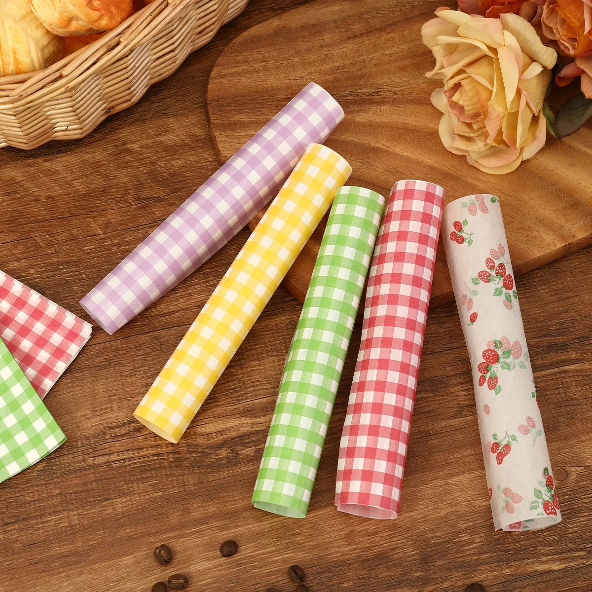 50Pcs Oilproof Wrapping Paper  - Kitchen Baking Sheets recension och pris