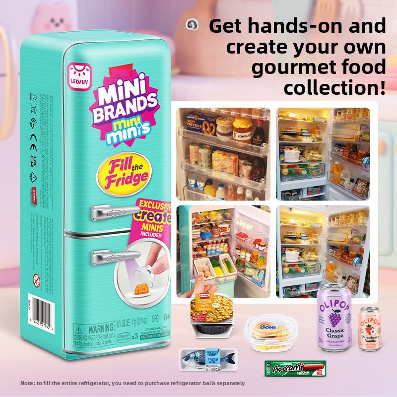 Led Light Up Mini Refrigerator - Kitchen Up recension och pris
