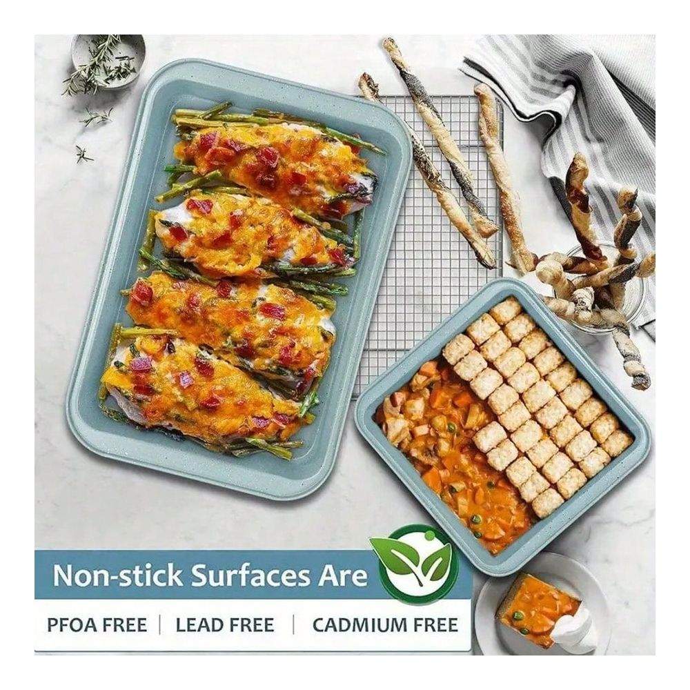 10 Piece Bakeware Set, NonStic - Kitchen Baking Sheets recension och pris