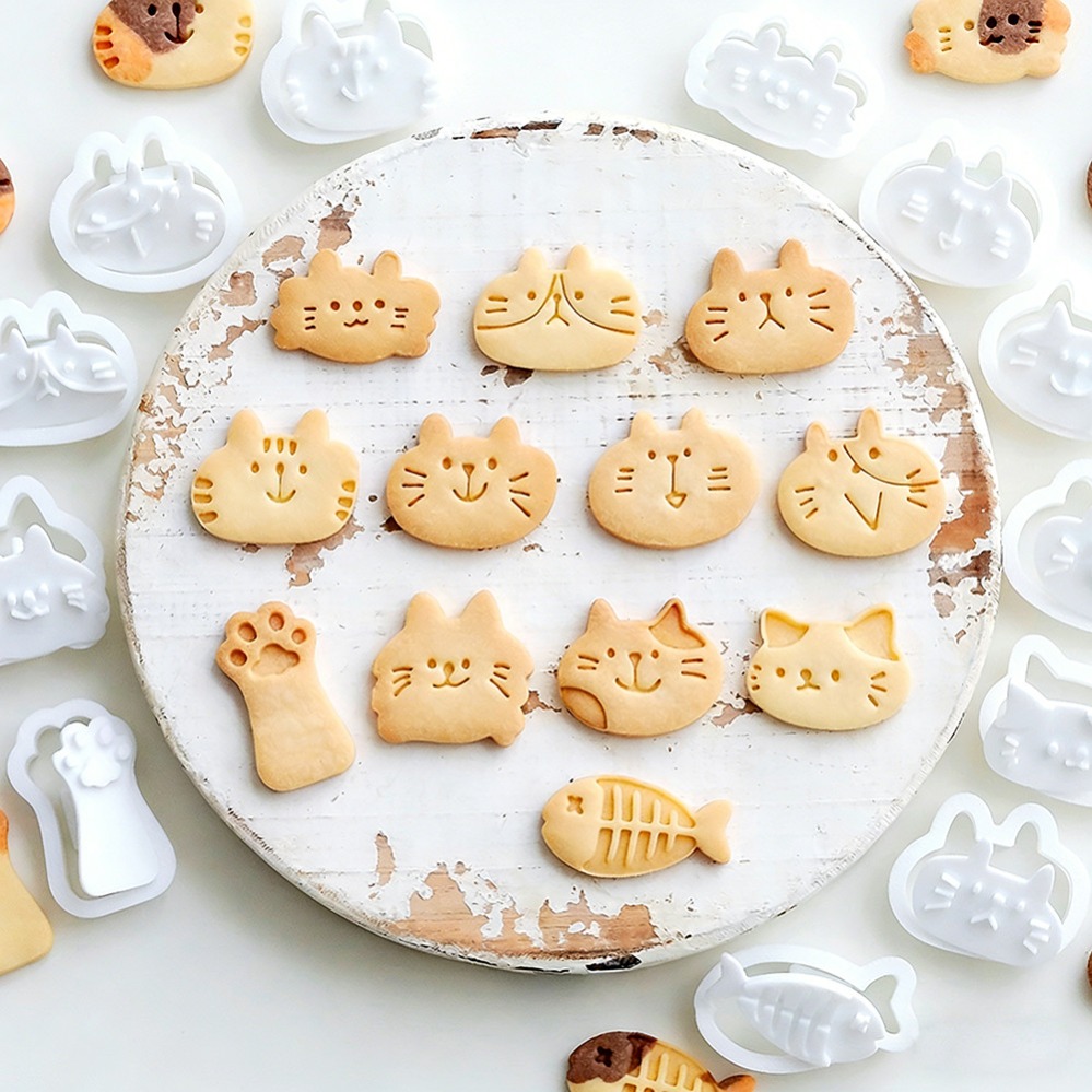 Cute Kitten DIY Stamp Cookie C - Baking Kitchen Diy recension och pris