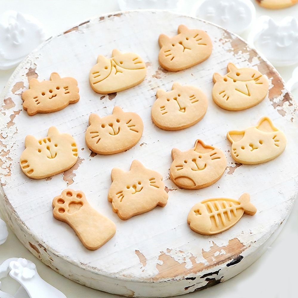 Cute Kitten DIY Stamp Cookie C - Baking Kitchen Diy recension och pris