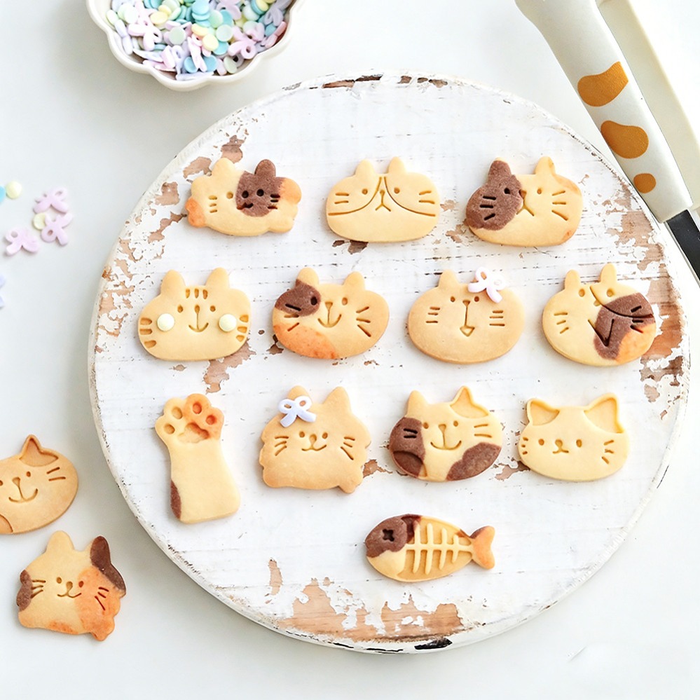 Cute Kitten DIY Stamp Cookie C - Baking Kitchen Diy recension och pris