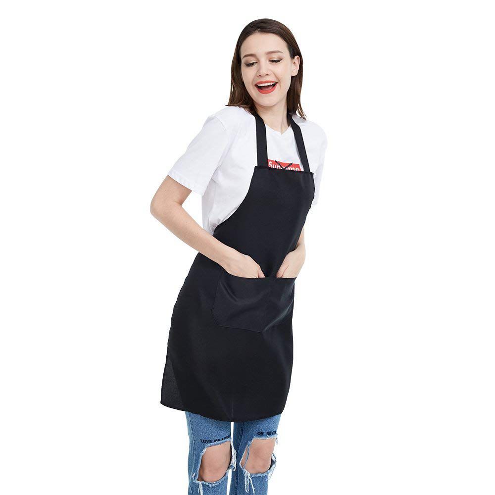 12 Pack Bib Apron - Unisex Bla - Kitchen Baking Drawing recension och pris