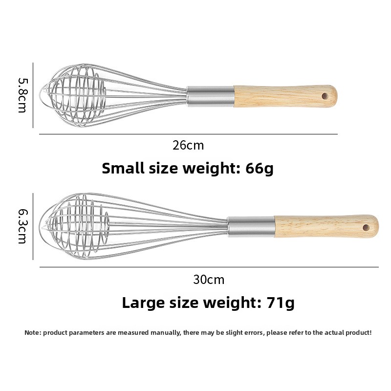 10/12 Inch Wooden Handle Stain - Kitchen Baking Blender recension och pris