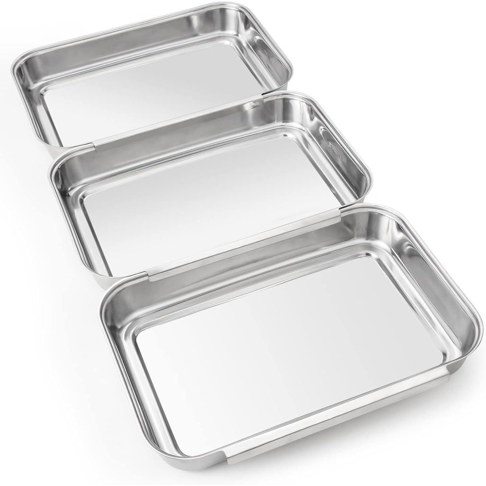 3Pcs Stainless Steel Seasoning - Kitchen With Baking Station recension och pris
